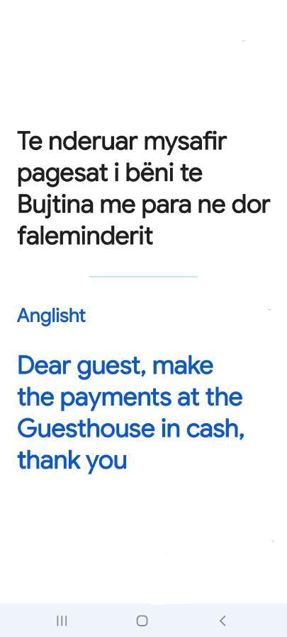 Bujtina Sherifaj Valbone Ngoại thất bức ảnh
